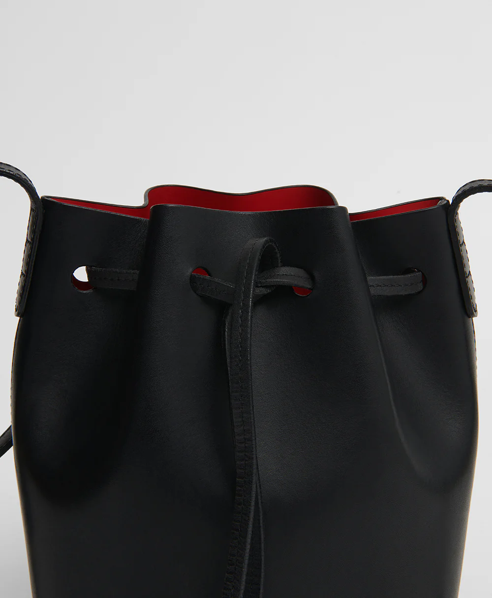 Mini Mini Bucket Bag - Black/Flamma - Image 5