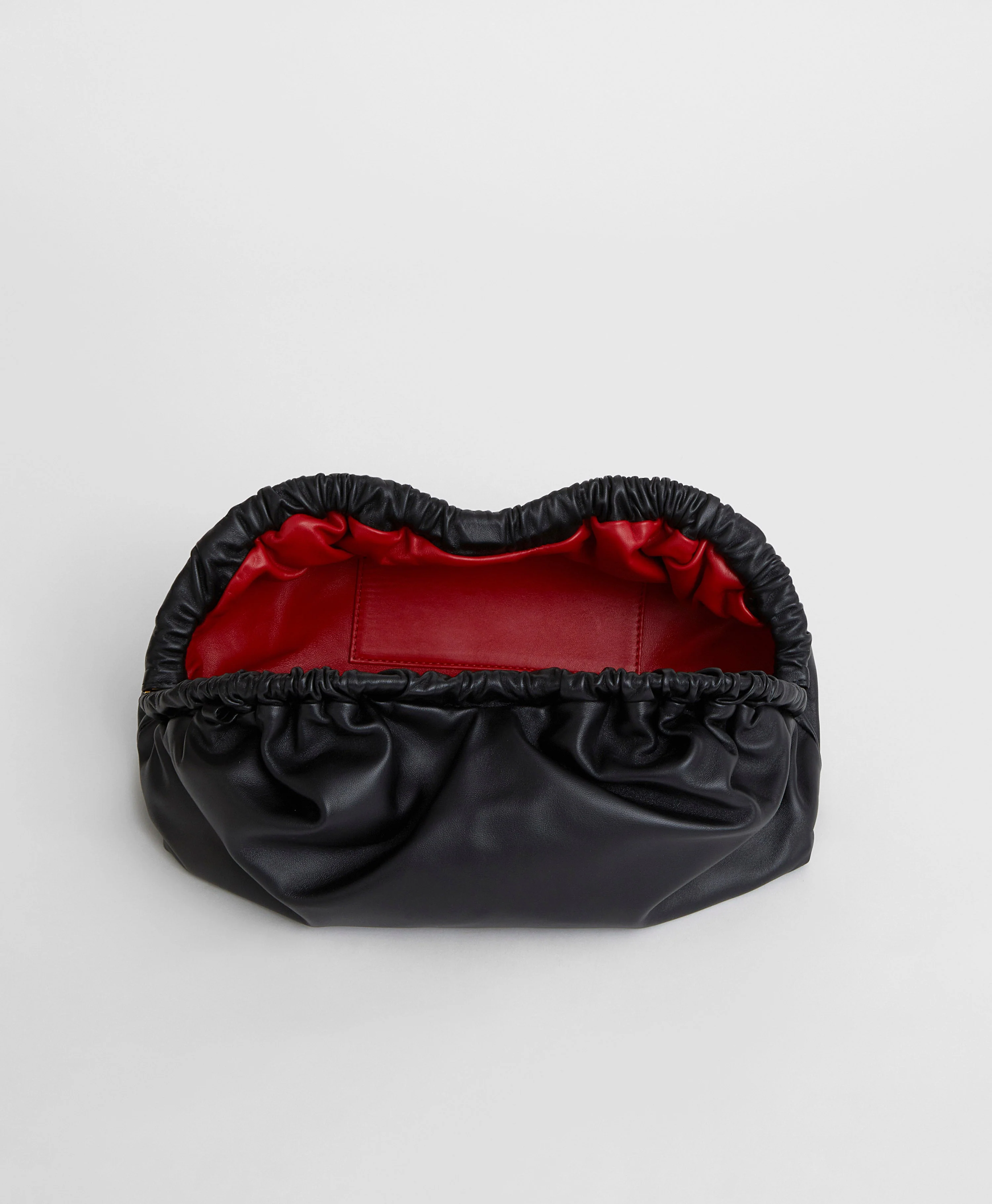 Oversized Cloud Clutch - Black/Flamma - Image 5
