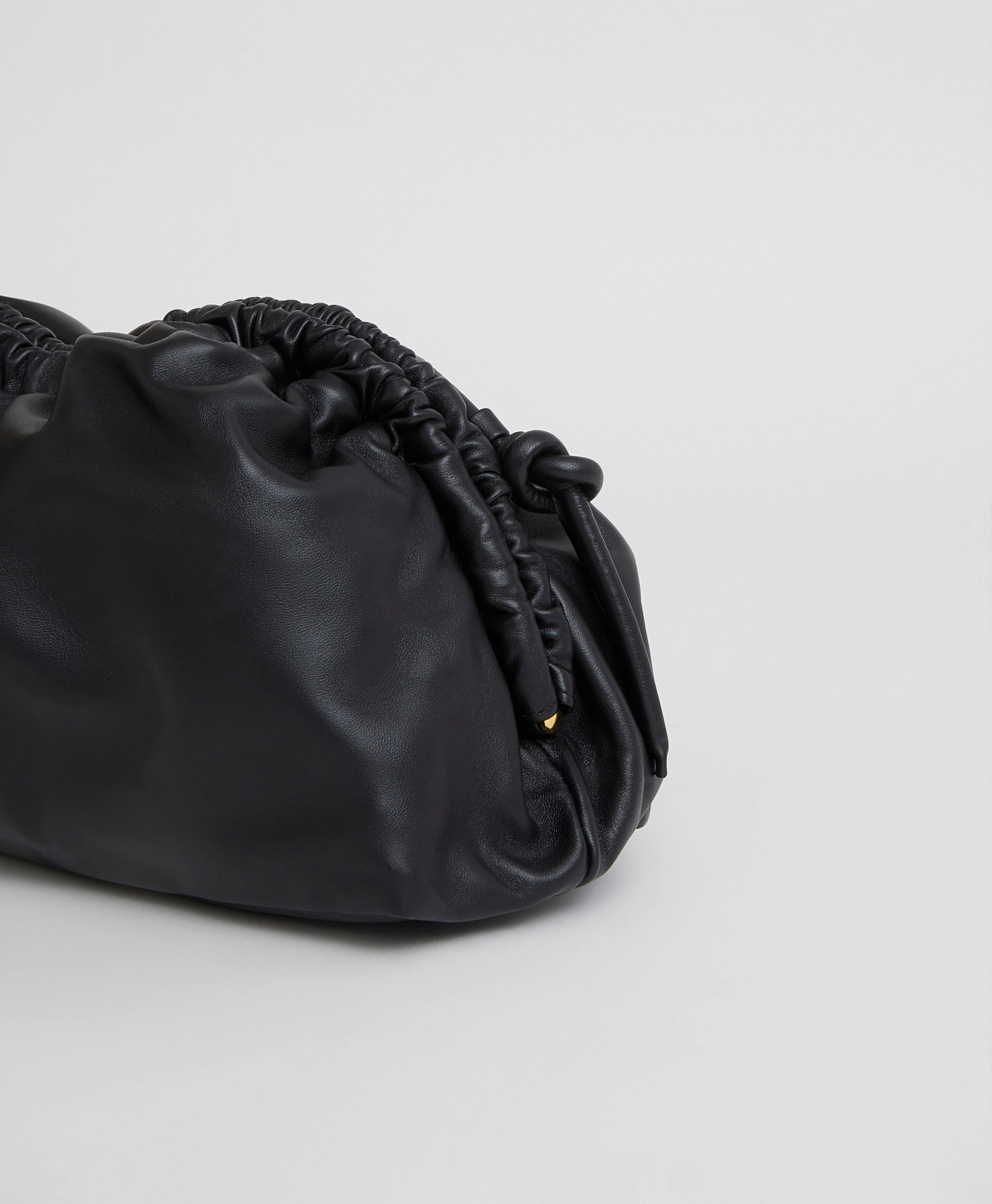 Oversized Cloud Clutch - Black/Flamma - Image 6