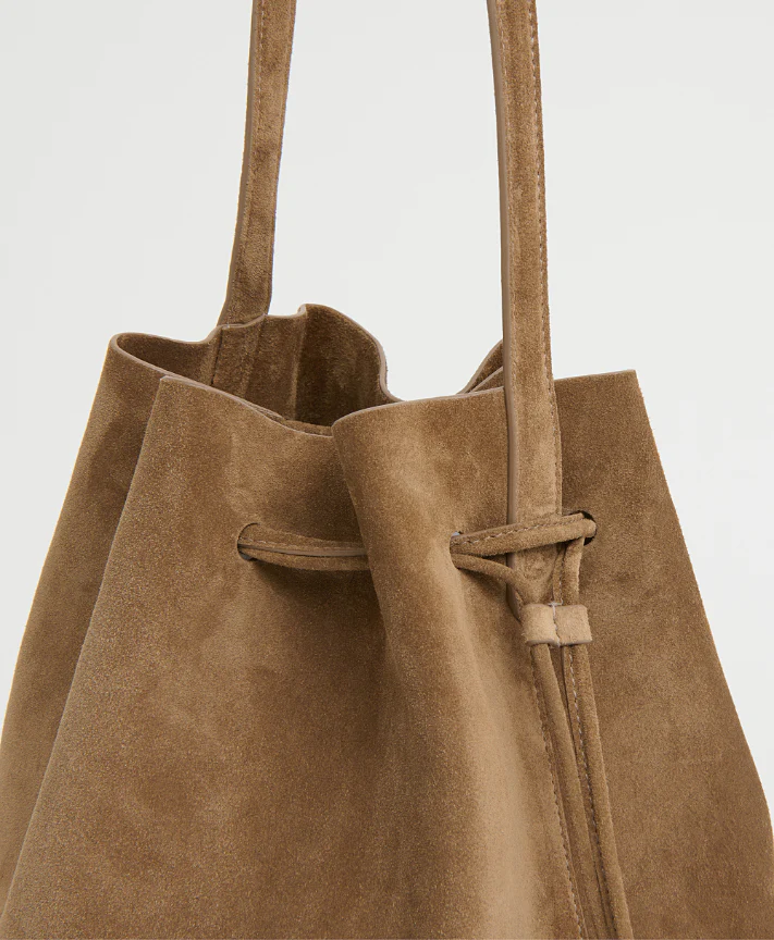 Drawstring Cabas - Anise Suede/Anise - Image 5