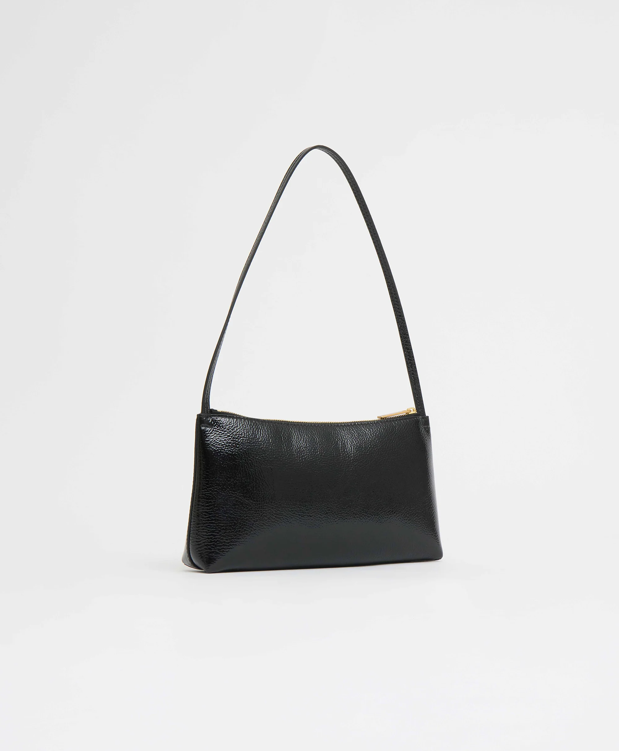 Gaia Shoulder Bag - Black Naplak - Image 4