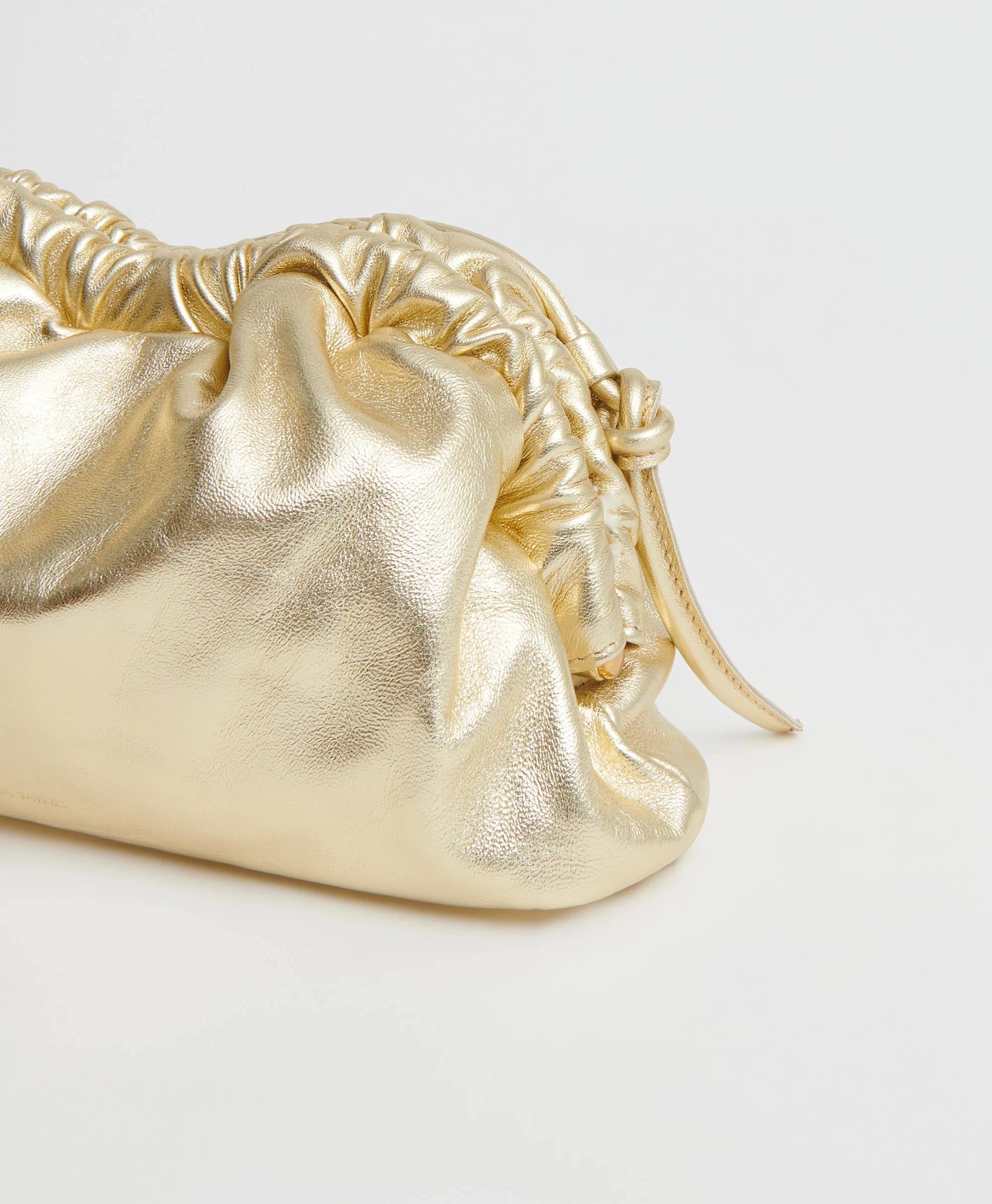 Mini Cloud Clutch - Gold - Image 4