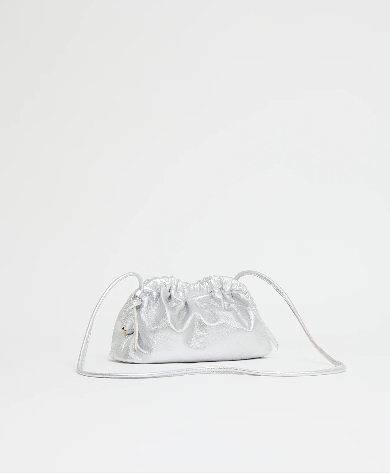 Mini Cloud Clutch - Tumbled Silver - Image 4