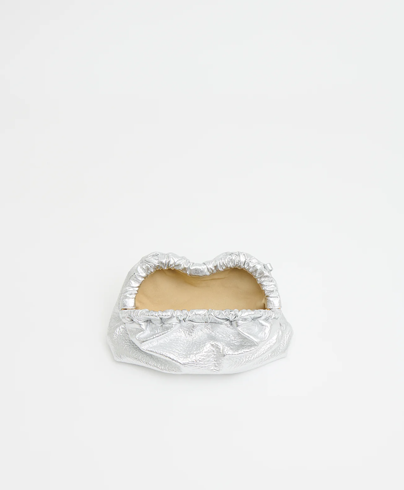 Mini Cloud Clutch - Tumbled Silver - Image 5