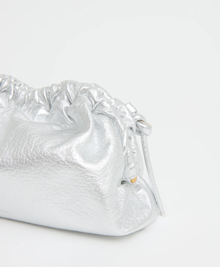Mini Cloud Clutch - Tumbled Silver - Image 6