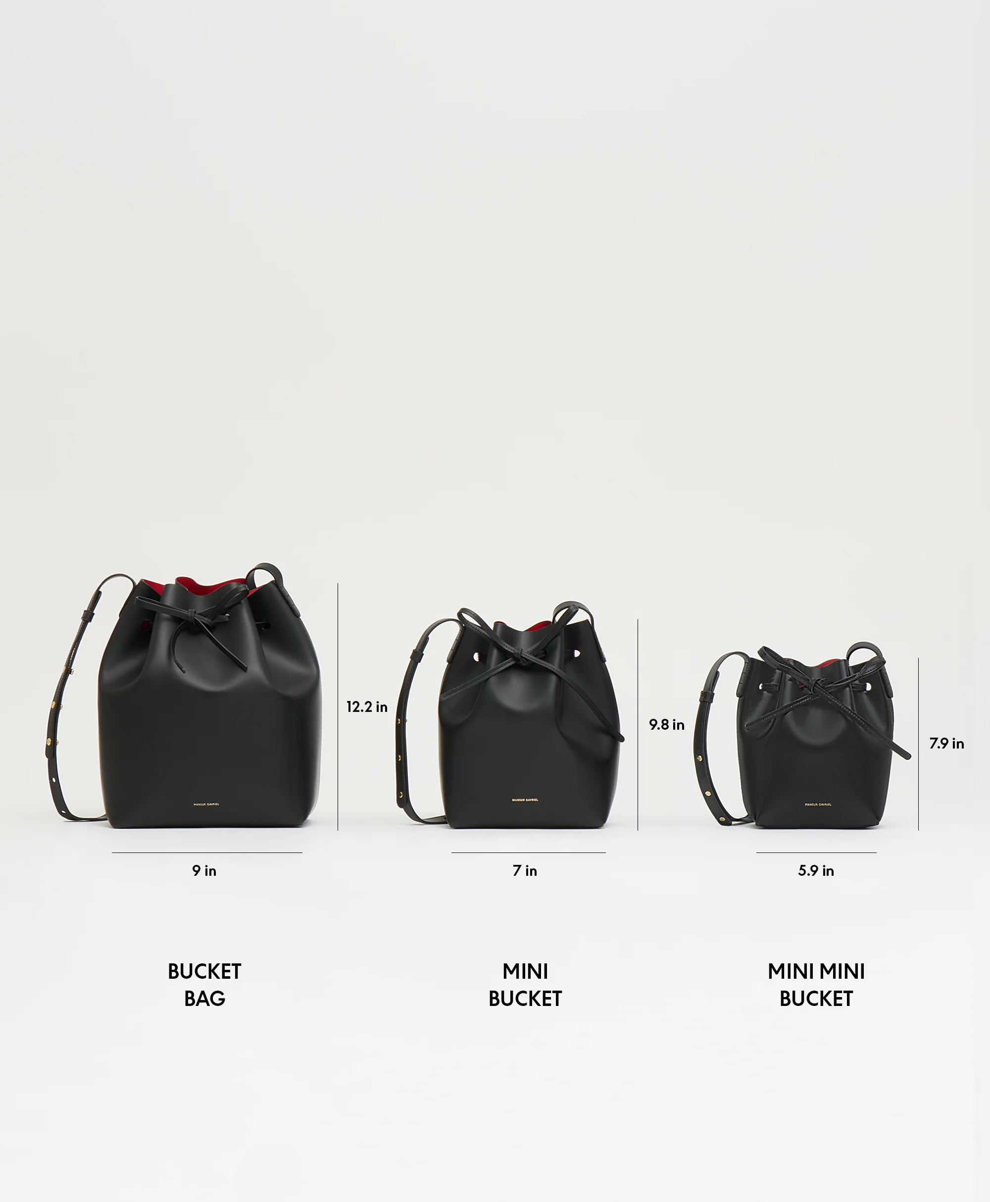 Mini Bucket Bag - Black/Flamma - Image 6