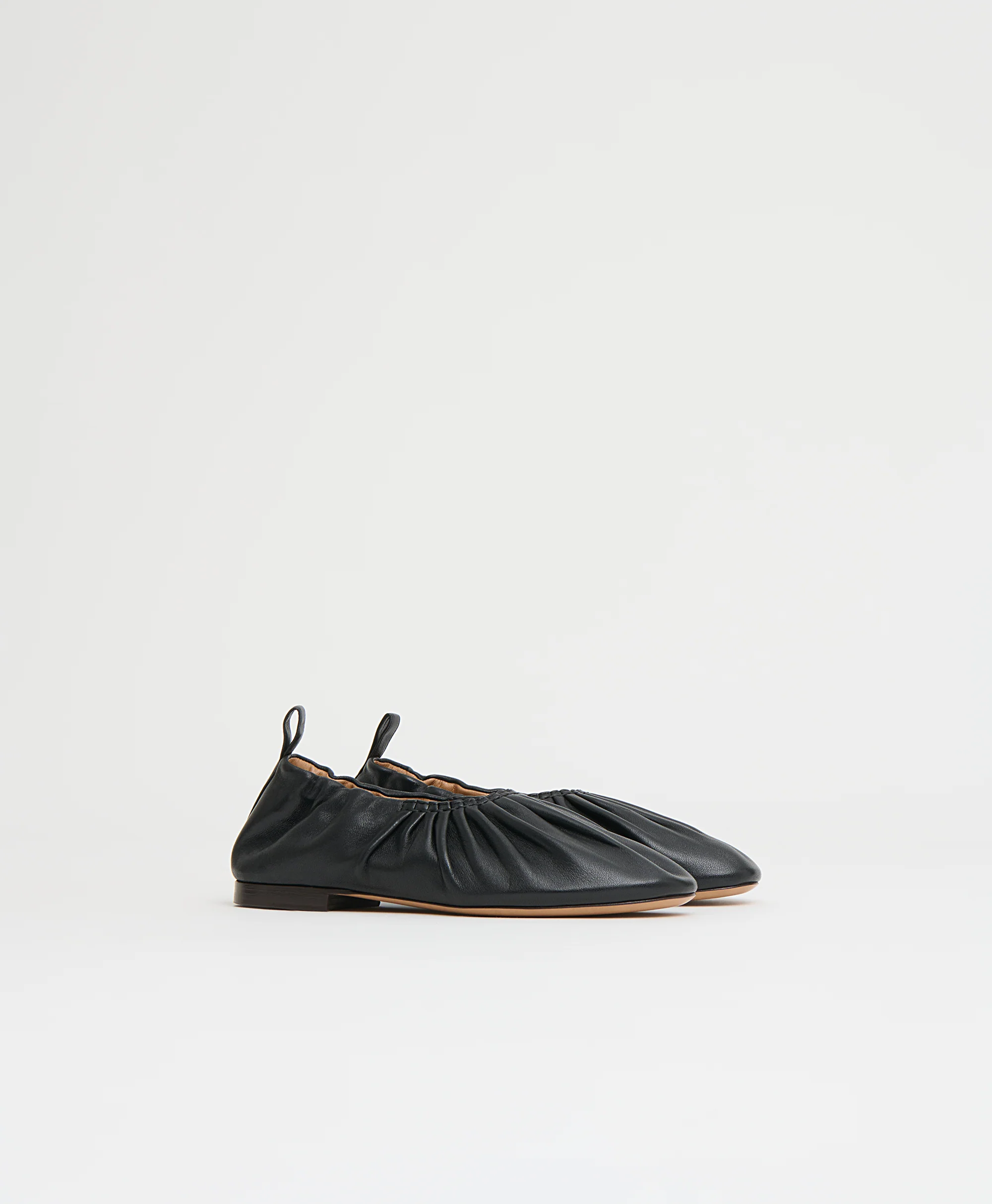 Ruched Ballerina - Black - Image 3