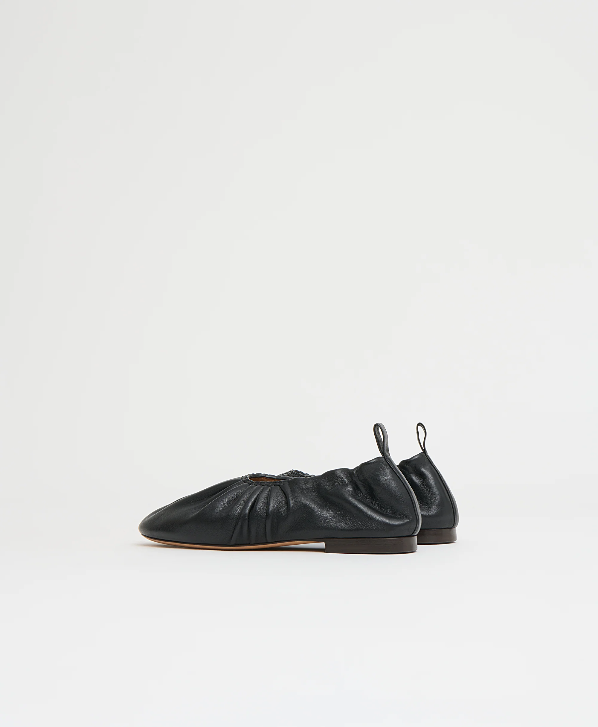 Ruched Ballerina - Black - Image 4