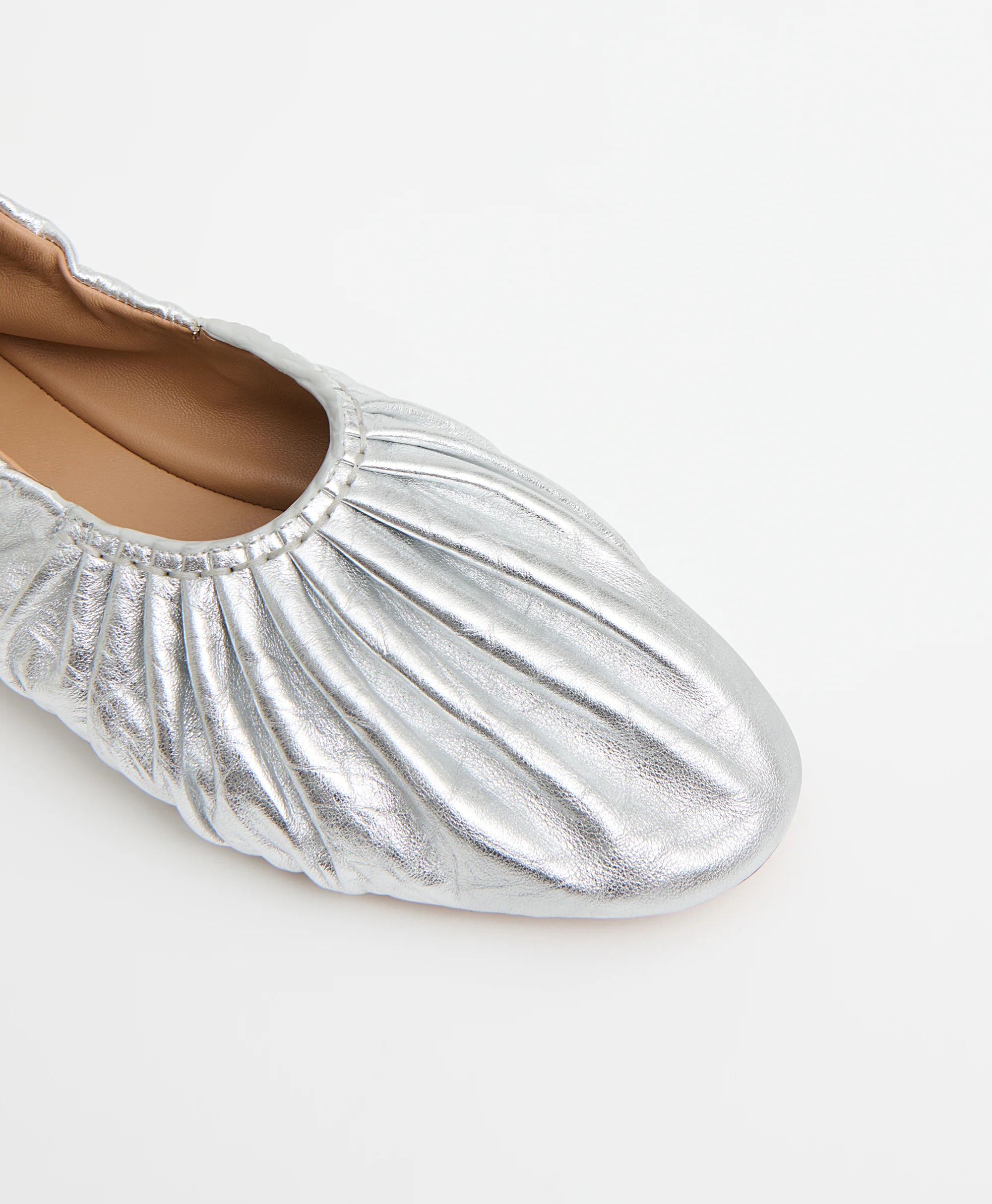 Ruched Ballerina - Crinkle Silver - Image 4