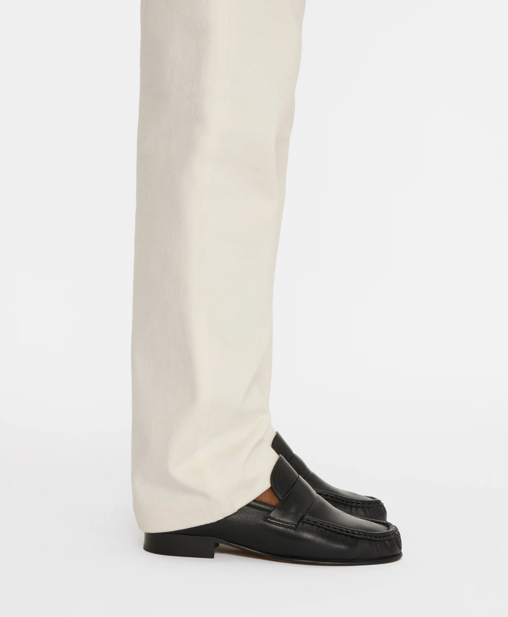 Ruched Loafer - Moss Croc Suede - Image 5