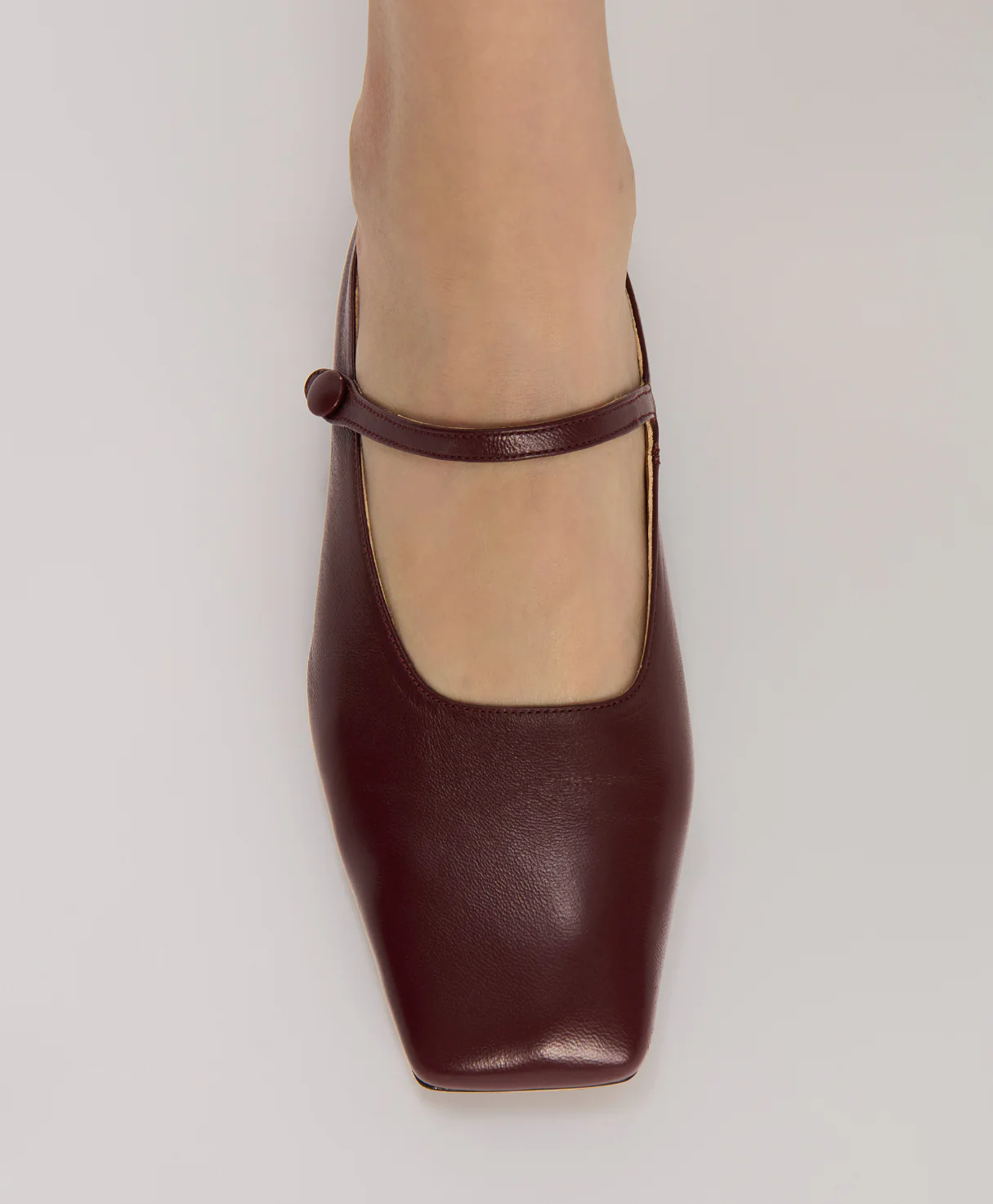 Square Toe Mary Jane - Black/Flamma - Image 5