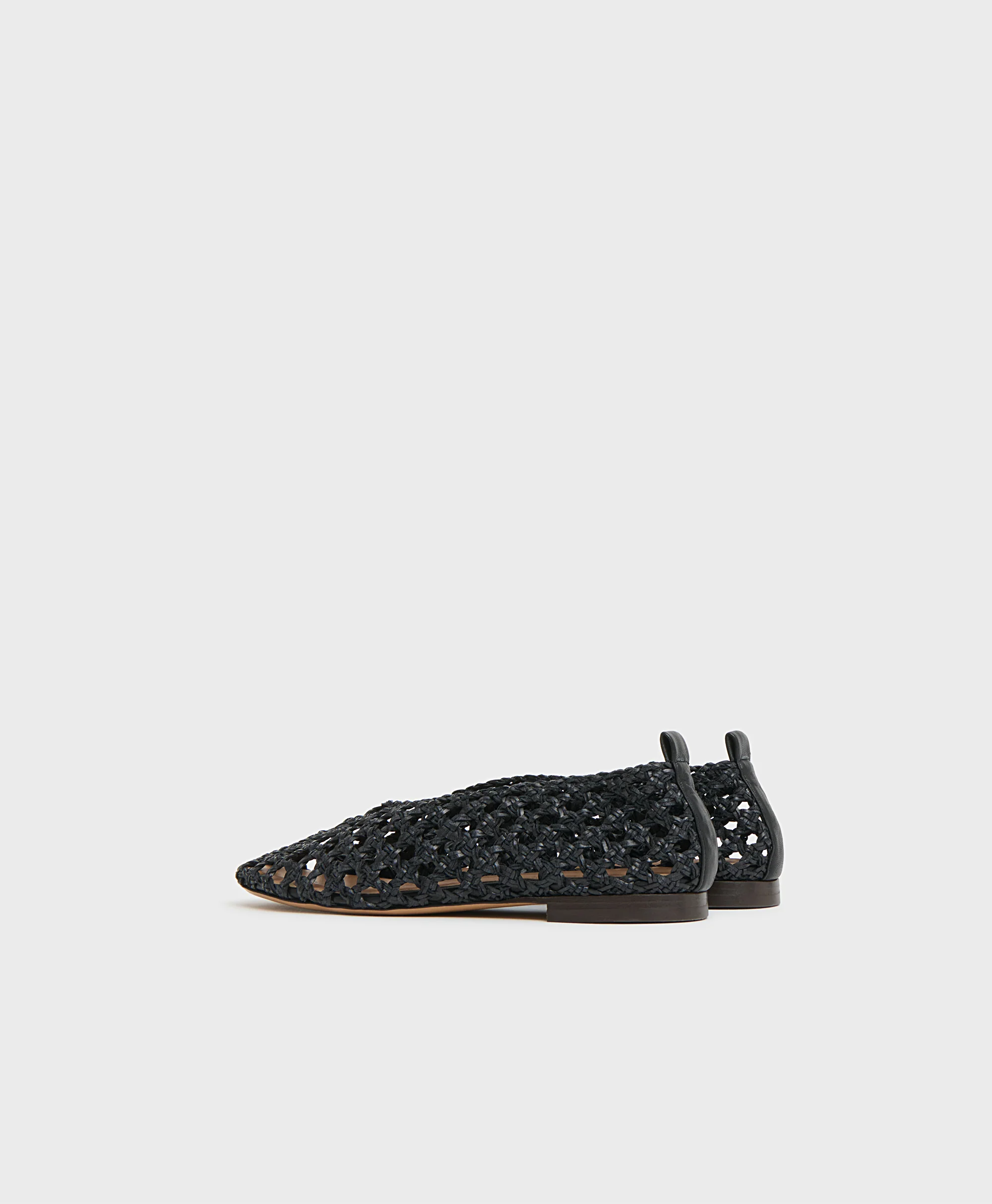 Woven Ballerina - Black - Image 3