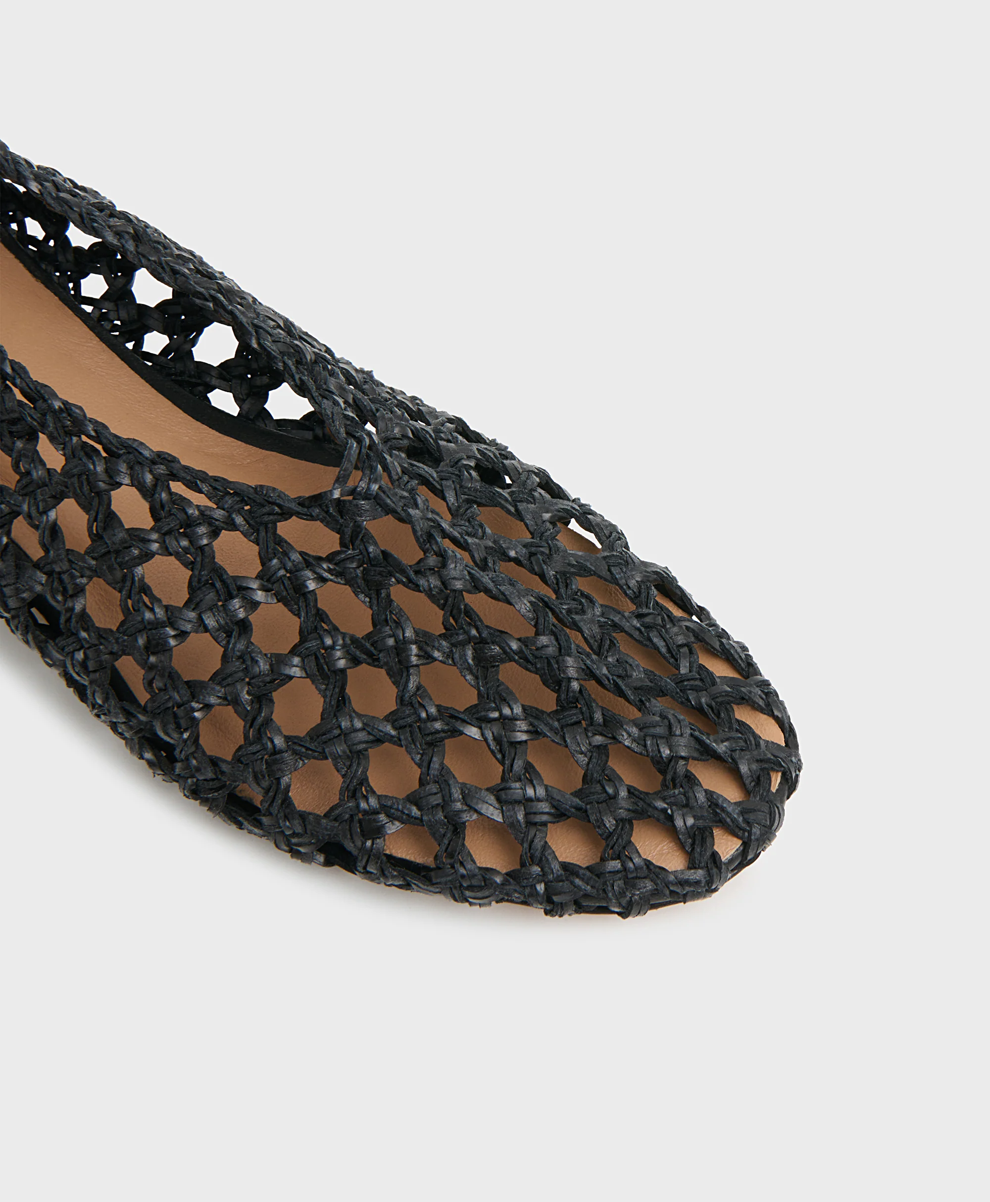 Woven Ballerina - Black - Image 4